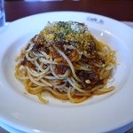 Italian Tomato Cafe Junior Bakery Kawaguchi Kyupo-Ra Ten - 黒毛和牛100%ボロネーゼ(ミートソース) 580円。