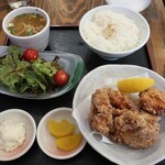 焼鳥酒場 鶏のから騒ぎ - ・「鶏のから揚げ定食(¥800)」