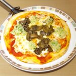 サイゼリヤ - 野菜ときのこのピザ