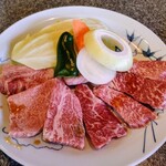 焼肉館・勝 - スペシャルランチのお肉