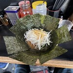 田島家 久里浜店 - ネギチャーシュー麺、海苔増し