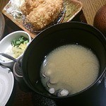 Tonkatsu Wakou Sereo Hachioji Ten - 蜆の味噌汁