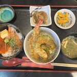 Seafood Doraku En - もう1人は選べる小丼2種