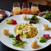 おじゃれ和家 - 料理写真:生パスタセット（サラダ、デザート、青森りんごジュース飲み比べ付き）