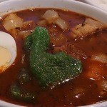 Soup Curry Ya Oodori Kandasurugadaiten - 赤×チキン×4辛