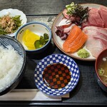 264121553 - お刺身定食(上) 1550円　(2024.8)