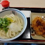 Sanuki Men Ichiba Ionmoru Hanyu Ten - 醤油うどん＋チキンカツ