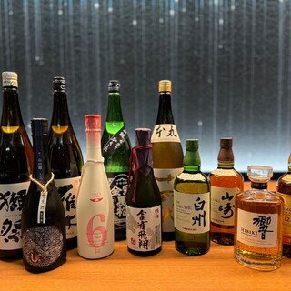 豐富的日本酒&日本威士忌