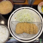 克芳 - ランチ　ロースかつ定食（120g）　¥1000