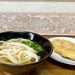 松乃家生麺 - 映えはしない、the素うどん