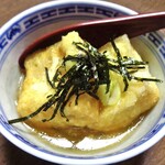 Taishu Kappo Hatchin Kaki - コース料理（揚げ出し豆腐）