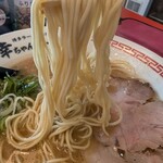 Kouchan Ramen Kasuga Shiromizu Ten - 麺はカタ麺で