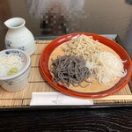 Edo Kawari Soba Iijima - 三色蕎麦  @1,350円 