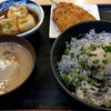 錦糸町小町食堂  - 『しらす丼』と『豚汁』と『揚げだし豆腐』と『ｱｼﾞﾌﾗｲ』