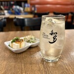 九州炭火酒場 ばってん - ・知多 ハイボール 968円/税込+お通し