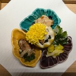 Japanese cuisine Kono Hana - どれも丁寧に作られた美しい前菜