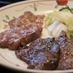 辺見 - サービス牛タン定食 とろろ付き