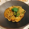 ハチ カフェ - 料理写真:海老とアスパラの青じそトマト