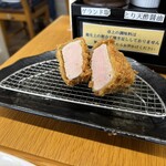 とんかつ & とり天 しげのや食堂 - 追加の奥豊後豚のヒレカツ 490円