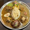 カレー屋バンバン - 料理写真:カレープレート、トッピング(ベンガルキーマ(軟骨入り) 、ビンダルー豚バラ)