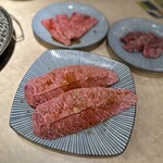 Yakiniku Daishozan - ミスジ　タレ　1980円