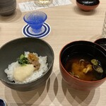 和食日和 おさけと - 食事(新潟県魚沼従来コシヒカリ使用　牛生姜煮とろろご飯　留椀)