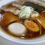 城西金ちゃんラーメン - 料理写真:味玉醤油ラーメン大盛 アップ