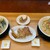 鶏白湯ラーメン ぱいず - 料理写真:二種類の鶏白湯ラーメンと餃子等