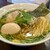 ラーメン ますだや - 料理写真:ゆず塩ラーメン（¥960税込）、味玉（¥150税込）
          黄金色に澄んだスープと三つ葉の緑が映える美しい丼相♪