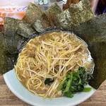 Ramen Shop Tsubaki Atsugi Ten - ねぎラーメン、ネギ和え、のり、中盛