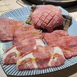 Yakiniku Daishozan - タン盛り合わせ