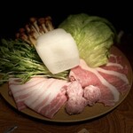 Shabu Shabu Hakobune - 方舟セット　バラ、ロース、つくね