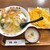 桂林 - 料理写真:塩海鮮ラーメン　1,100円
          ランチ　海老とキクラゲの卵焼きセット　＋350円