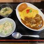 いちばん星 - オムハヤシ定食