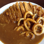 Curry House CoCo Ichibanya Kanryoku Keoka Ten - ビーフカツカレー イカトッピング400 4辛