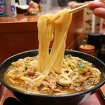 讃歌うどん はんげしょう - 牛肉ときざみあげカレー(1,280円)
      カレー中盛り 麺600g+ルー(+250円)