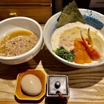 Kamodashi Chuka Soba Menya yoshiki - 蟹つけ麺　塩　　¥1600