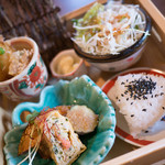 Soba Yuan - 2色そばランチのお料理