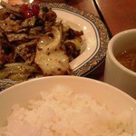 Bamiyan Hachioji Namikicho Ten - 回鍋肉とごはんのセット