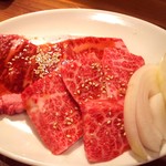 Yakiniku Poplar Okayama Ten - 社長セット：社長カルビと社長ロースのセット！（1,780円）