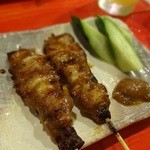 Sumibi Yakitori Gin - 豚辛串焼き450円