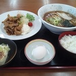 ふじのや - 男の定食です。