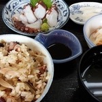 Shima Ichi - たこ飯定食　880円です♪