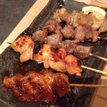 Sumibi Yakitori Ikkei. - 盛り合わせ