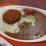 Curry-chan Curry Kariya Highway Oashis Ten - コロッケカレー（たまご入り）