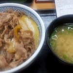 Yoshinoya Yongosen Koyamahongo Ten - 並とみそ汁！