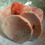 Taishu Sakaba Takumi - 自家製あん肝当店で味付けして蒸し上げました