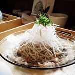 Teuchi Soba Hideya - すずしろ900円。キレイやろ、この蕎麦