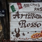 Artigiana Rosso - 店名プレート