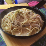 Karen - とり肉と木の子のクリームパスタ